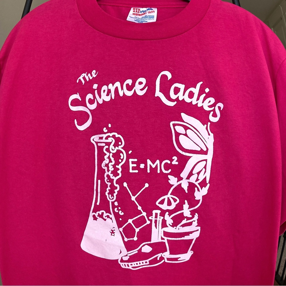 Vintage 90s Science Ladies Single Stitch Hanes Tee